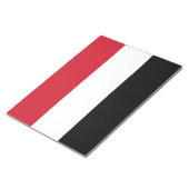 Jemen-Flagge Notizblock (angewinkelt)