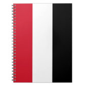 Jemen-Flagge Notizblock (Vorderseite)