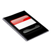 Jemen-Flagge Notizblock (Rechte Seite)
