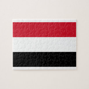 Jemen-Flagge Puzzle