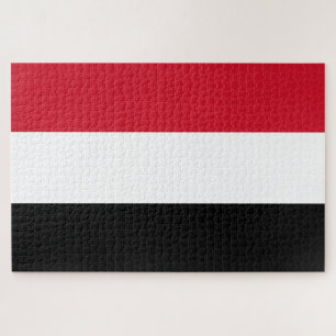 Jemen-Flagge Puzzle