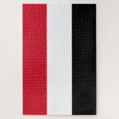 Jemen-Flagge Puzzle (Vertikal)