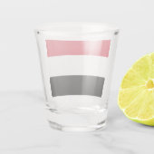 Jemen-Flagge Schnapsglas (Rückseite)