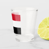 Jemen-Flagge Schnapsglas (Rechts)