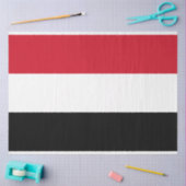 Jemen-Flagge Seidenpapier (Basteln)