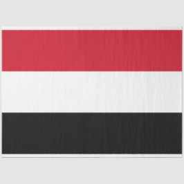 Jemen-Flagge Seidenpapier