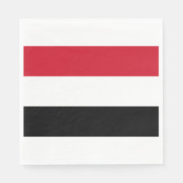 Jemen-Flagge Serviette
