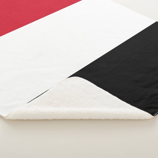 Jemen-Flagge Sherpadecke (3/4)