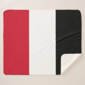 Jemen-Flagge Sherpadecke (Vorderseite (Horizontal))