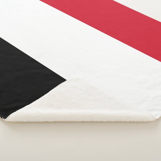 Jemen-Flagge Sherpadecke (3/4)