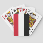 Jemen-Flagge Spielkarten (Rückseite)