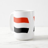 Jemen Flagge Tasse (Vorderseite Links)