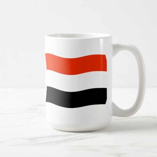 Jemen Flagge Tasse (Rechts)