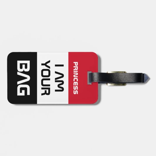 Jemen-Flagge und Jemeniten, Reise/Personalisierte  Gepäckanhänger (Rückseite horizontal)