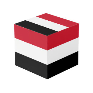 Jemen-Flagge Würfel