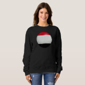 Jemen Futbol-Flagge Sweatshirt (Vorne ganz)