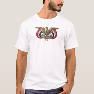 Jemen Landeswappen Symbol Emblem Flagge T-Shirt