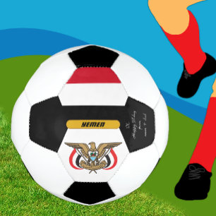 Jemen Personalisiert, Flagge, Foto Fußball