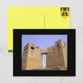 Jemen Postkarte (Vorne/Hinten)