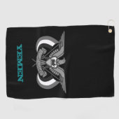 Jemen und Jemeniten zum Golfen Golfhandtuch (Horizontal)