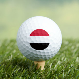 Jemenitische Flagge, Flagge des Jemen Golfball