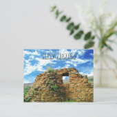 Jemez Pueblo Ruins, Jemez Staat Monument, NM Postkarte (Stehend Vorderseite)