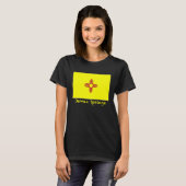 Jemez Springs New Mexico USA Flag Souvenir T-Shirt (Vorne ganz)