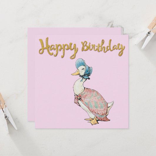 Jemima Puddle Duck (Vorderseite/Rückseite Beispiel)