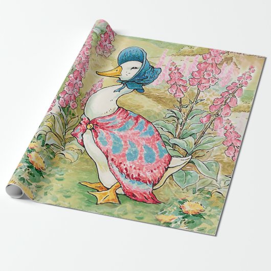 Jemima Puddle Duck am See Geschenkpapier (Ungerollt)