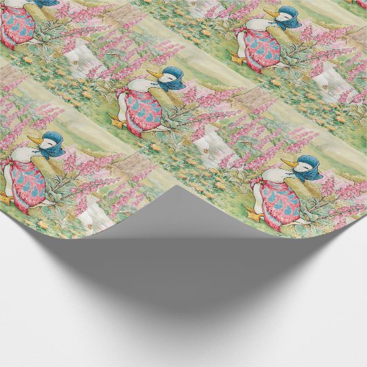 Jemima Puddle Duck am See Geschenkpapier (Ecke)