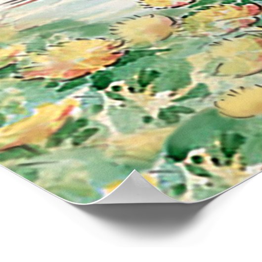 Jemima Puddle Duck am See Poster (Ecke)