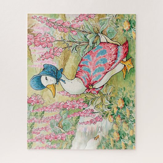 Jemima Puddle Duck am See Puzzle (Vertikal)