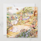 Jemima Puddle Duck geht mit Herrn Fox spazieren Einladung (Vorderseite)