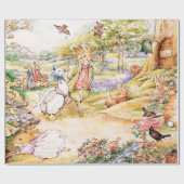 Jemima Puddle Duck geht mit Herrn Fox spazieren Geschenkpapier (Flach)