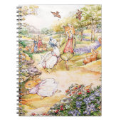 Jemima Puddle Duck geht mit Herrn Fox spazieren Notizblock (Vorderseite)