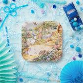 Jemima Puddle Duck geht mit Herrn Fox spazieren Pappteller (Party)