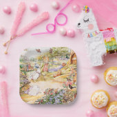 Jemima Puddle Duck geht mit Herrn Fox spazieren Pappteller (Party)