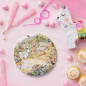 Jemima Puddle Duck geht mit Herrn Fox spazieren Pappteller (Party)