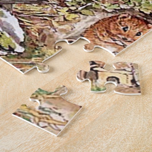 Jemima Puddle Duck geht mit Herrn Fox spazieren Puzzle (Seite)
