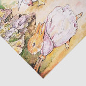 Jemima Puddle Duck geht mit Herrn Fox spazieren Seidenpapier (Detail)