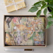 Jemima Puddle Duck geht mit Herrn Fox spazieren Seidenpapier (Geschenk)