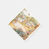 Jemima Puddle Duck geht mit Herrn Fox spazieren Serviette (Ecke)