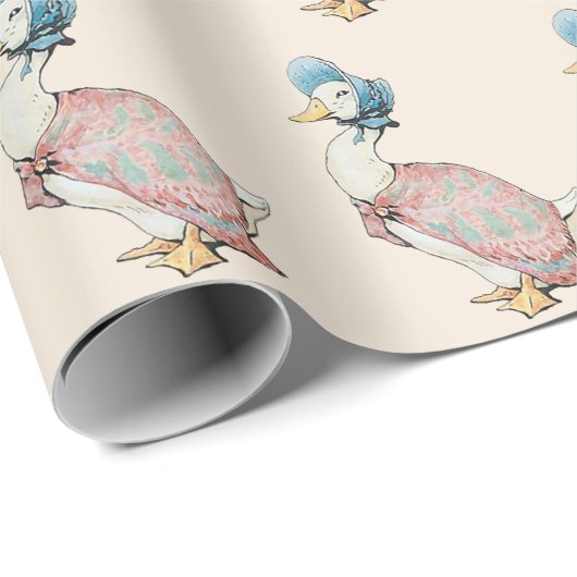 Jemima Puddle Duck Geschenkpapier (Rolleneckpunkt)