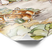 Jemima Puddle Duck im Garten von Herrn Mc Gregor Fotodruck (Ecke)