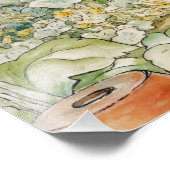 Jemima Puddle Duck im Garten von Herrn Mc Gregor Fotodruck (Ecke)