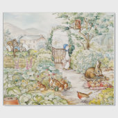 Jemima Puddle Duck im Garten von Herrn Mc Gregor Geschenkpapier (Flach)