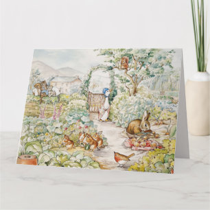 Jemima Puddle Duck im Garten von Herrn Mc Gregor Karte