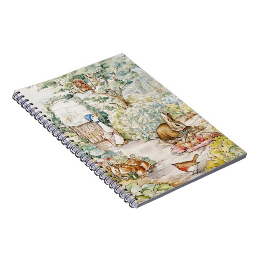 Jemima Puddle Duck im Garten von Herrn Mc Gregor Notizblock (Rechte Seite)