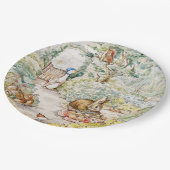 Jemima Puddle Duck im Garten von Herrn Mc Gregor Pappteller (Schrägansicht)