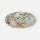 Jemima Puddle Duck im Garten von Herrn Mc Gregor Pappteller (Schrägansicht)